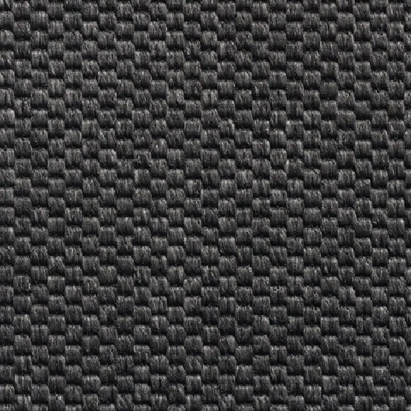 Dark gray propylene textured carpet flooring.
