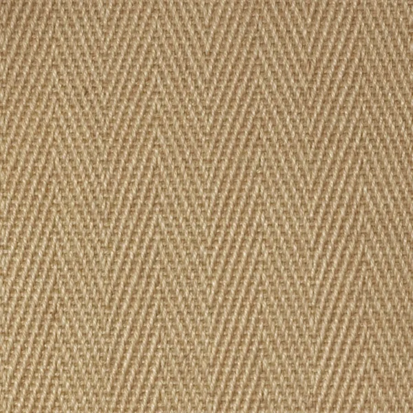 Fine jute fiber rug with a chevron pattern